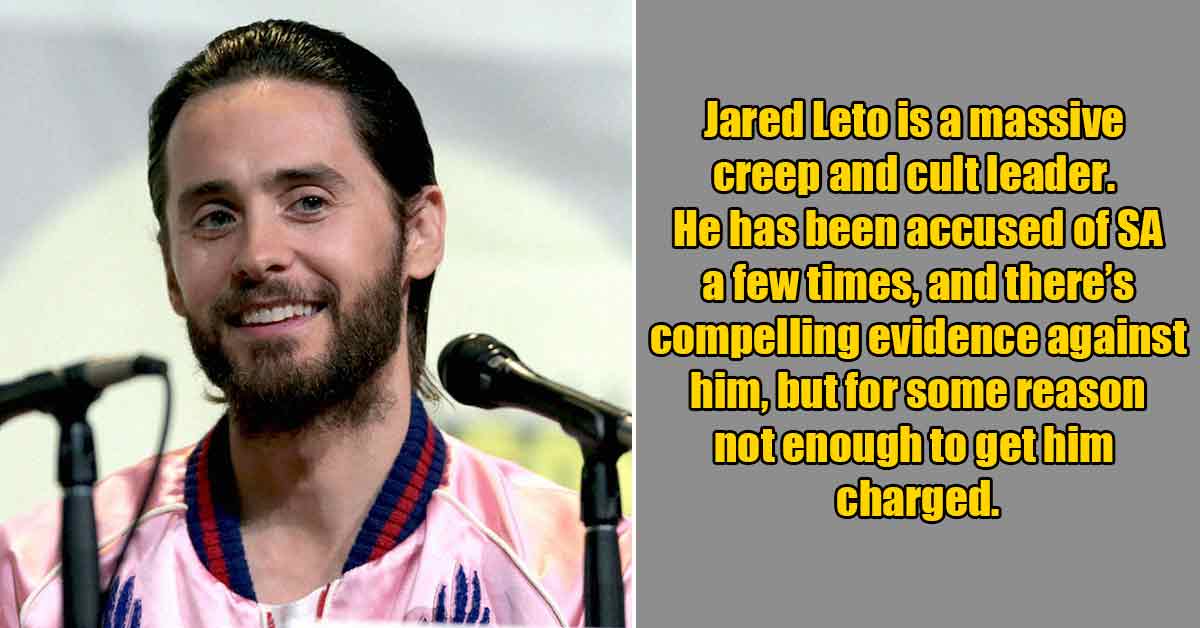 Jared leto is a bad guy