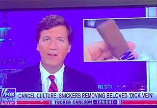 <p dir="ltr">Bad news for Twitter edge lords, your racist grandma, and the heirs to Swanson Enterprises – After more than six years spearheading an eponymous primetime television series defined by deranged rants and diatribes on everything from sex-crazed pandas to the sex appeal of candy mascots, Tucker Carlson has left Fox News.</p><p data-empty="true"><br></p><p dir="ltr">On Monday, April 24, the network announced that they would no longer be working with Carlson, a revelation that comes days after Dominion Voting Systems settled their defamation lawsuit against the network’s parent company, Fox Corp. for nearly $800 million.</p><p data-empty="true"><br></p><p dir="ltr">"FOX News Media and Tucker Carlson have agreed to part ways," the company explained in a press release, noting that "Mr. Carlson's last program was Friday, April 21st."</p><p data-empty="true"><br></p><p dir="ltr">From Carlson’s weirdly horny approach to candy (choose your fighter: the green M&amp;M, Hunter Biden’s dick M&amp;Ms, or the Snickers’ dick vein) to defining cuckolding (both literally and metaphorically), here’s a look back at some of the bygone TV host’s strangest on-air moments.&nbsp;</p>