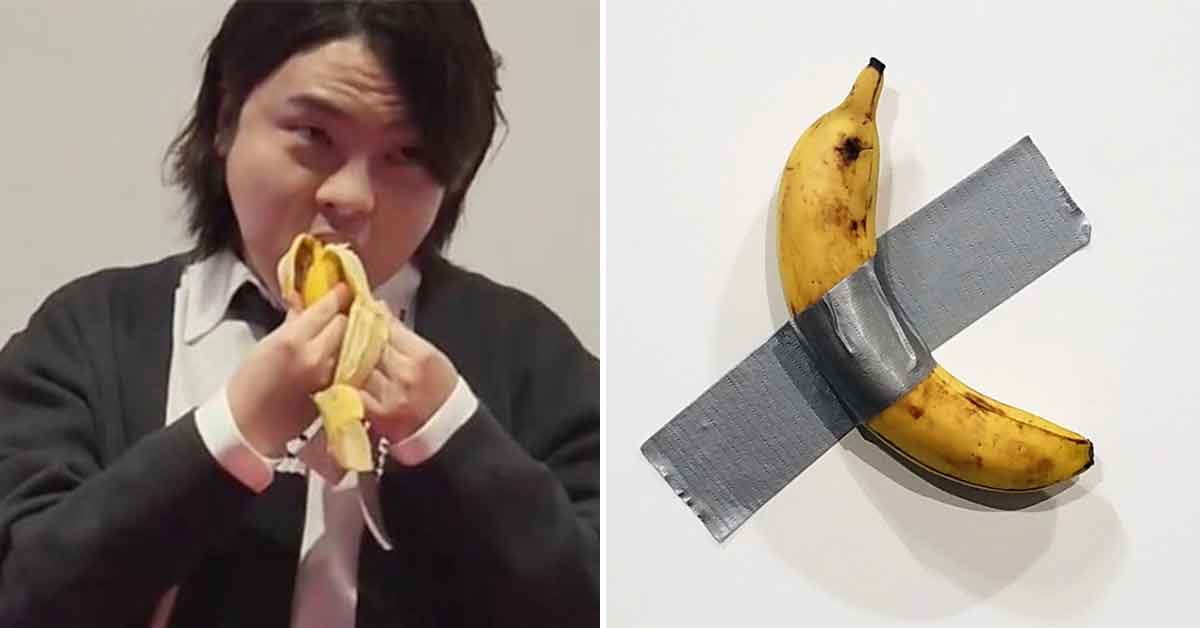 It Was Bound To Happen: Hungry Student Eats Banana From $120,000 Art ...