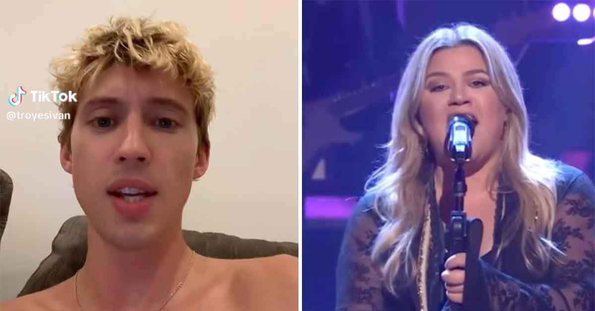 Kelly Clarkson and Troye Sivan