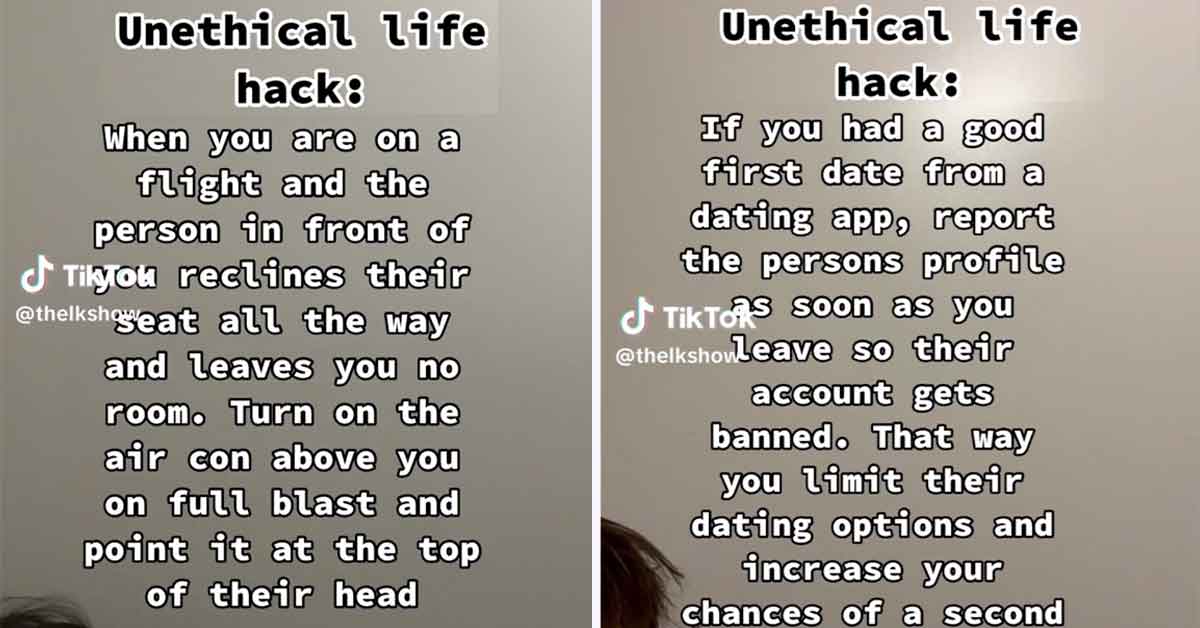 unethical life hacks