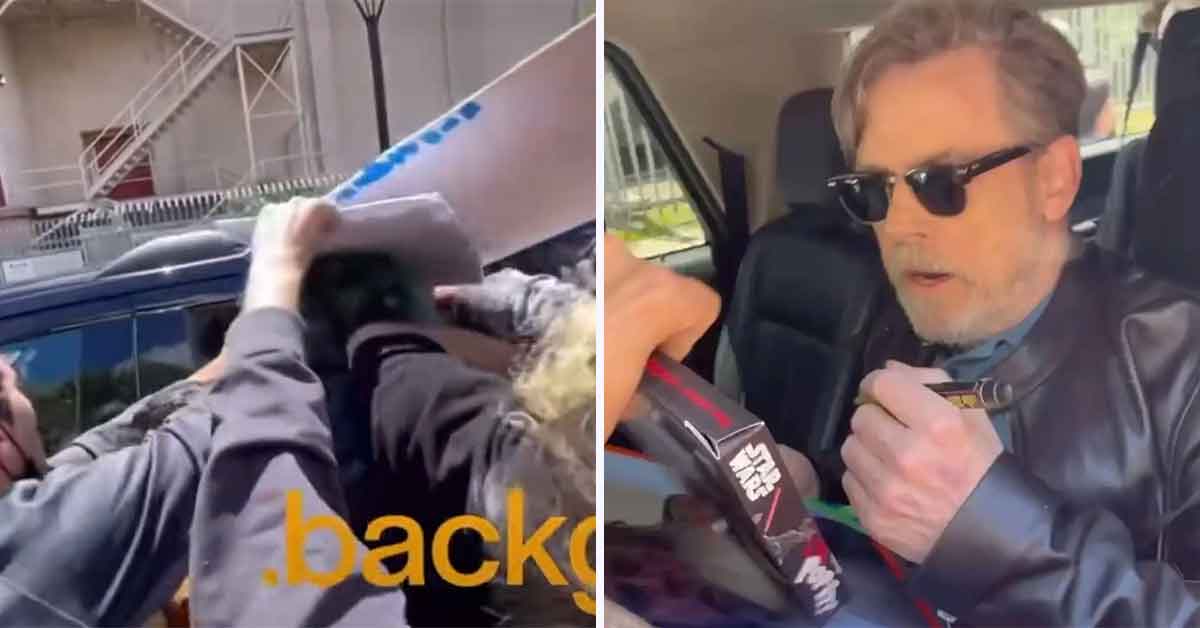 Mark Hamill gets malled by insane star wars fans
