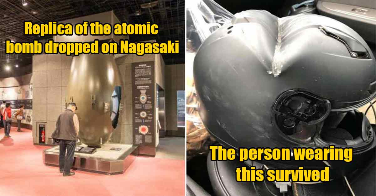 replica of the atomic bomb dropped on Nagasaki