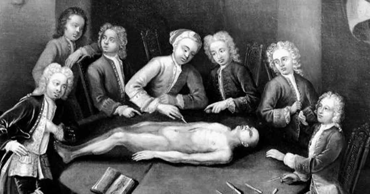 cadavers found in Ben Franklin's London home