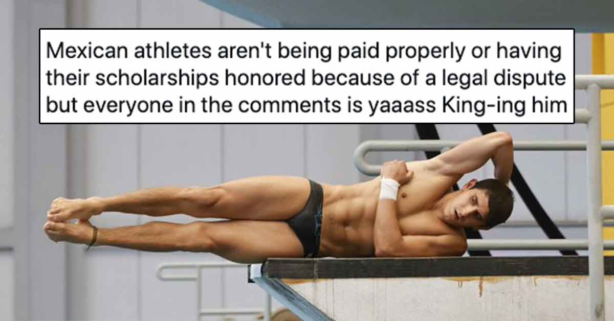 Mexican diver starts onlyfans account to pay for his own Olympic training