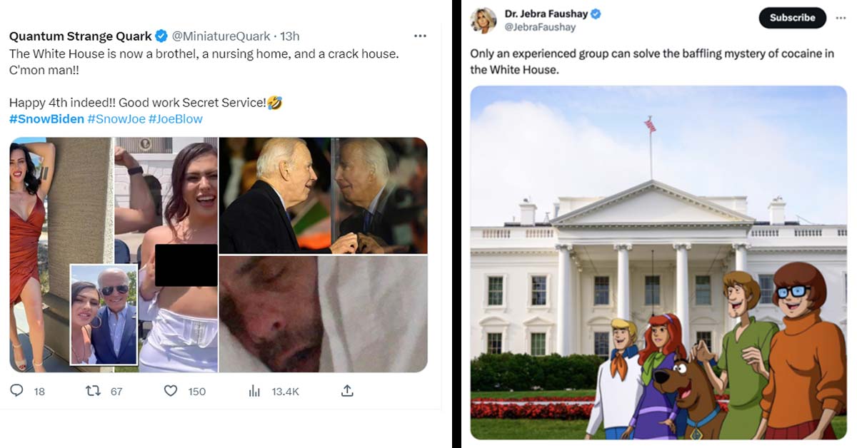 Cocaine in the White House: 25 Memes and Reactions to the News