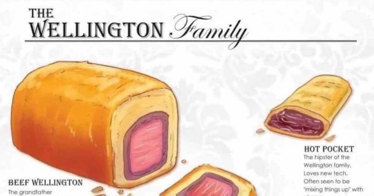 are hot pocket part of the beef wellington family