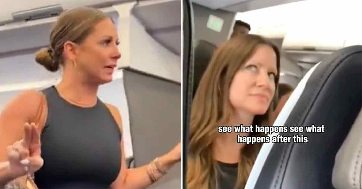 woman says she saw a shapeshifter on her airplane