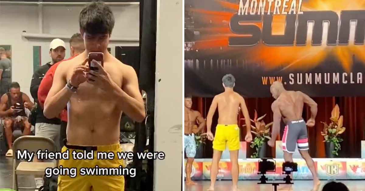 Dude Tricked Into Entering Bodybuilding Competition as Punishment for Losing His Fantasy League