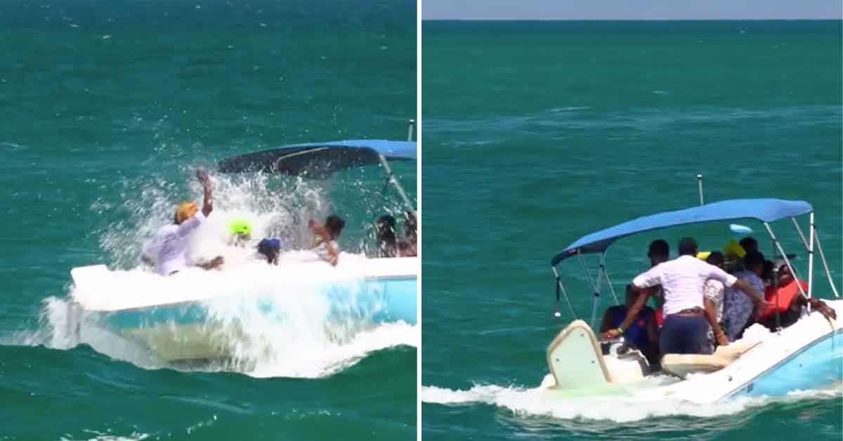 Party Boat Sinks as Passengers Panic and Attempt to Splash Out Over Flowing Waves