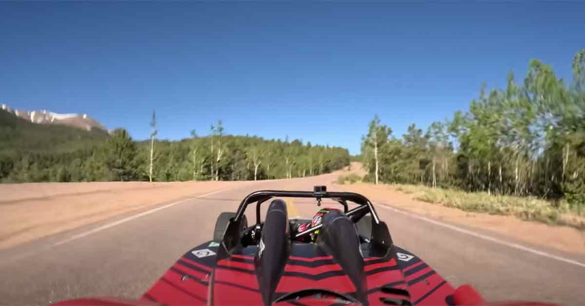 Ride Onboard With the Winner of the Insane Pikes Peak Race