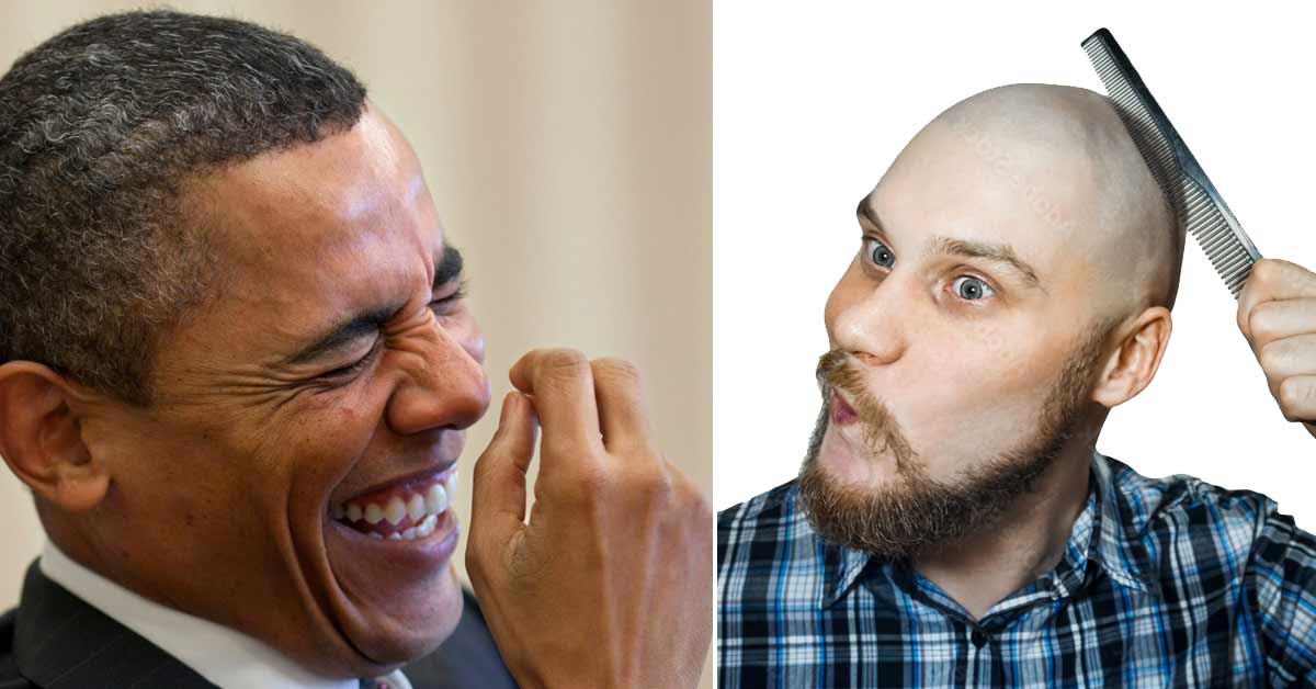 There Is Not a Bald Man That Barack Obama Will Not Roast