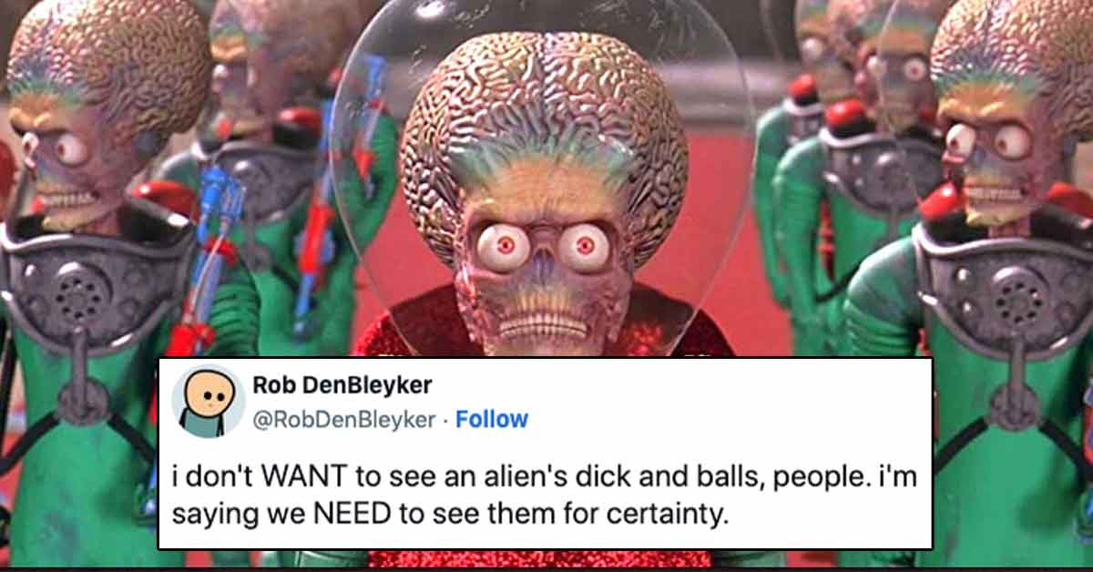 People Are Desperate to Examine Alien Genitals