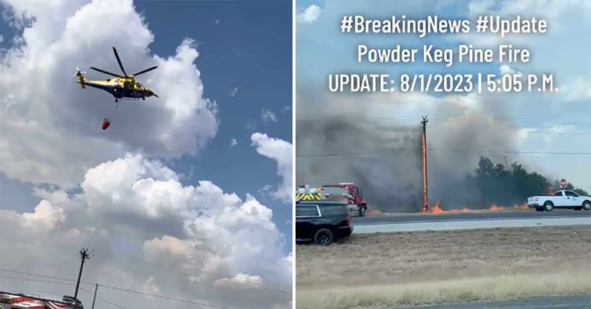 Powder Keg Pine Wildfire Briefly Transformed Austin, Texas Into An Apocalyptic Wasteland