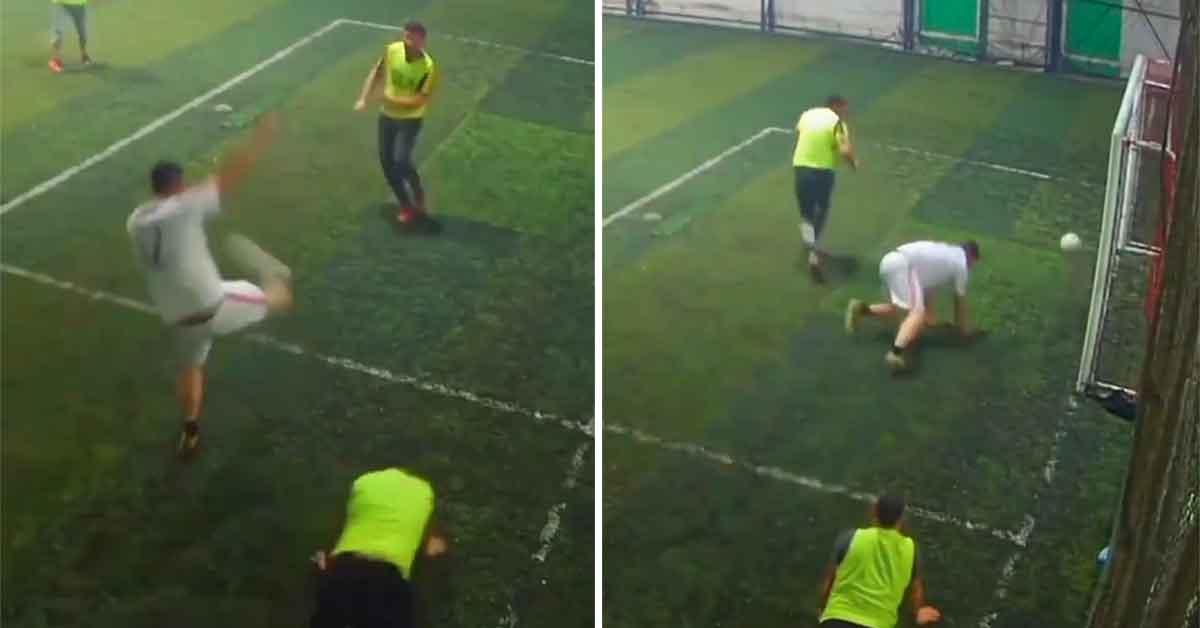 Middle Aged Men Miss Goal Four Times In Worst Beer League Soccer Clip Ever