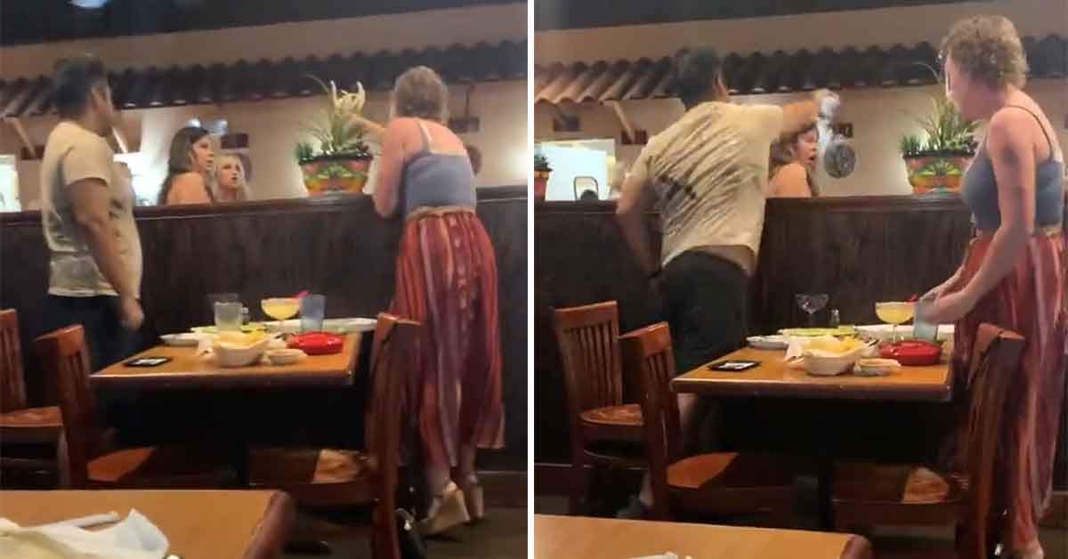 Food Fight Breaks Out after Karen and Her Rowdy Table Neighbors Fight over Who’s Worse