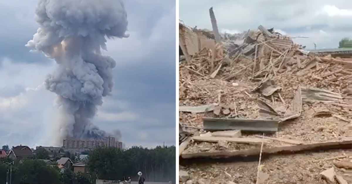 Before-and-After Photos Capture Devastating Moscow Mining Plant Explosion