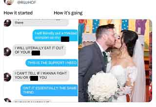 <p>If you want to have success in the modern dating world, the unfortunate truth is, you have to be good over text. And to be good over text, you have to have some semblance of rizz. (Or "game," as we used to call it.)</p><p><br></p><p><a href="https://twitter.com/RizzHOF">rizz hall of fame</a> is a Twitter account dedicated to sharing the best pickup lines, and text responses in the dating game. Some successful, and some... not so much. Still, you have to admire the effort. After all, shooters have to shoot.&nbsp;</p>