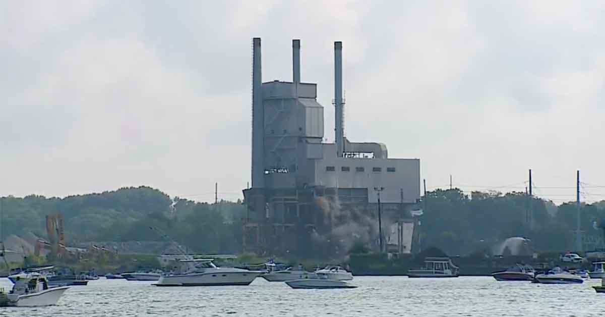 Michigan Boomers Can't Get Enough of Watching This Power Plant Explosion