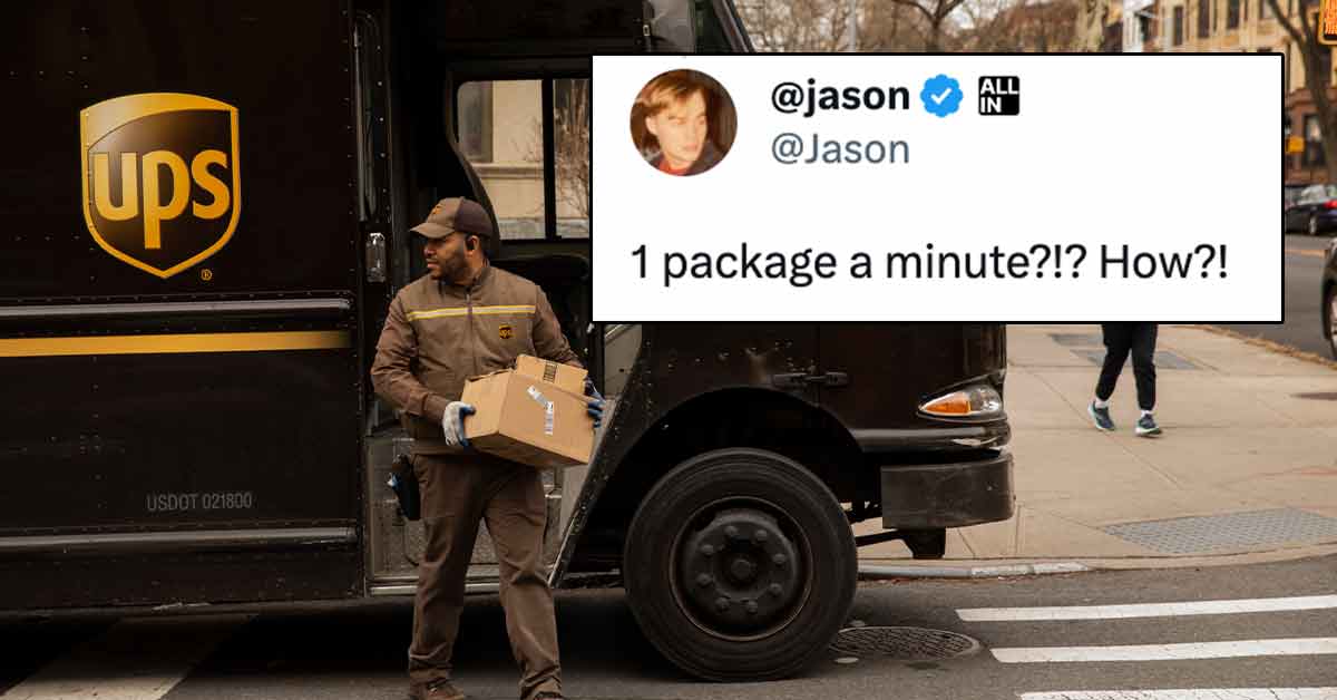 Venture Capital Bro Criticizes the New UPS Driver Salary, Gets Roasted For Thinking They Only Move 5-10 Packages an Hour