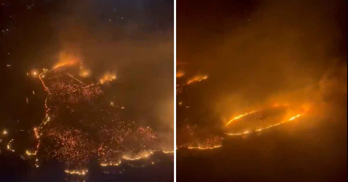 Harrowing Airplane Footage Shows Extent Of Maui Fire Damage