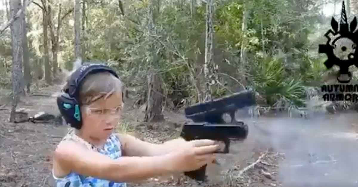 Not Even Gun Nuts Support a Five-Year-old Dual-Wielding Pistols