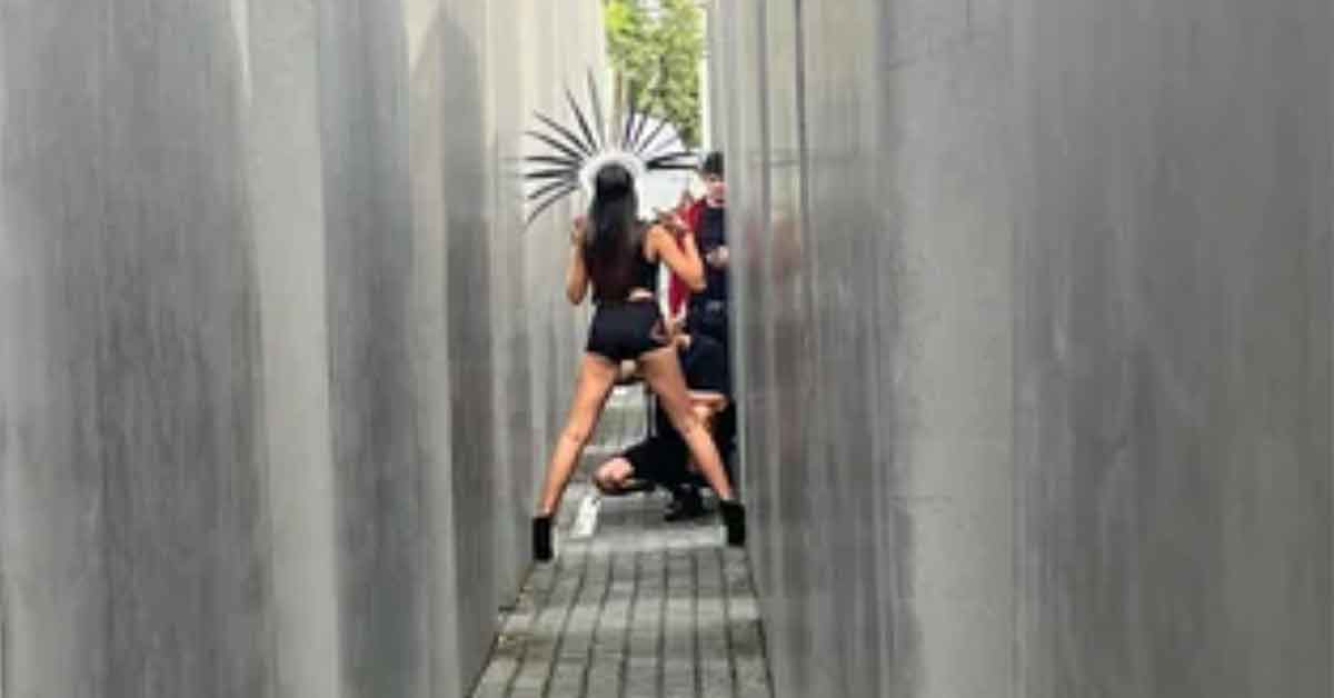 Influencer Roasted after Hosting Sexy Photoshoot At Berlin Holocaust Memorial