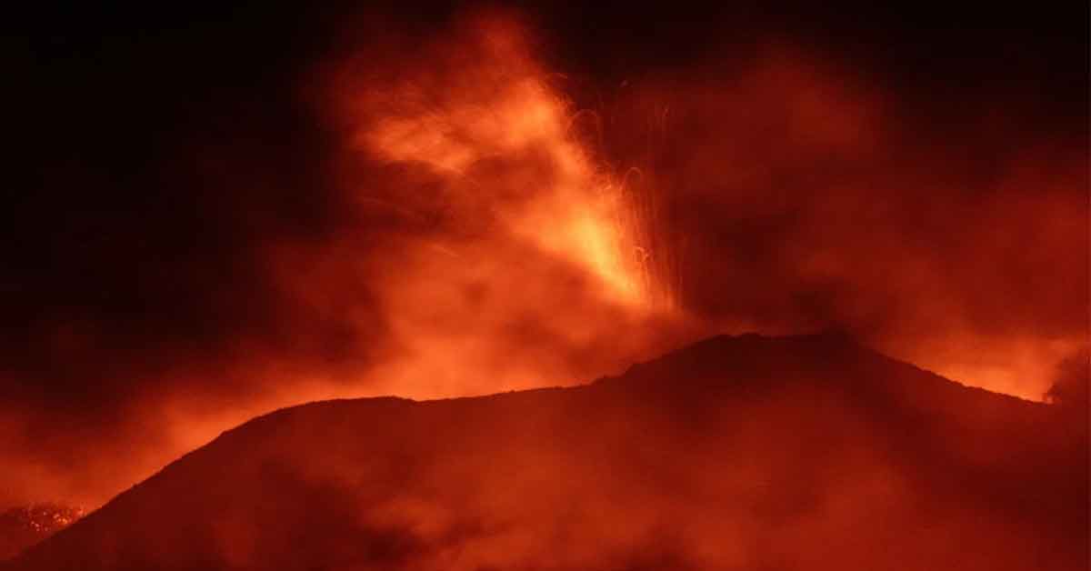 Mount Etna Erupts In Fiery Blast