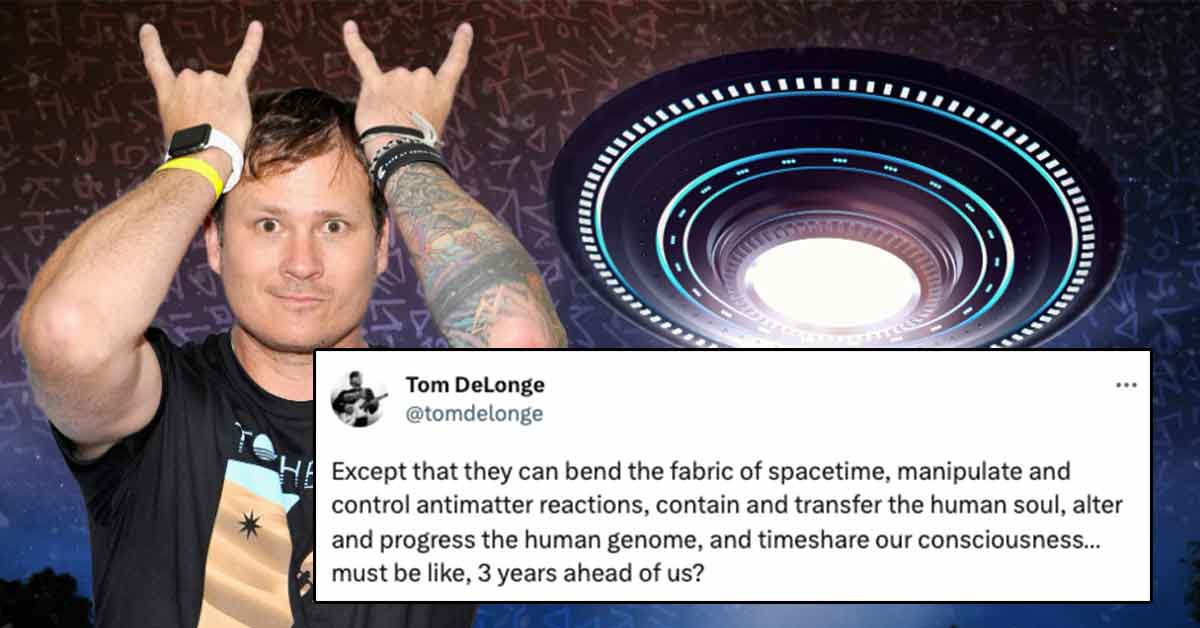 Blink-182's Tom DeLonge Thinks Aliens Can “Timeshare” Human Consciousness