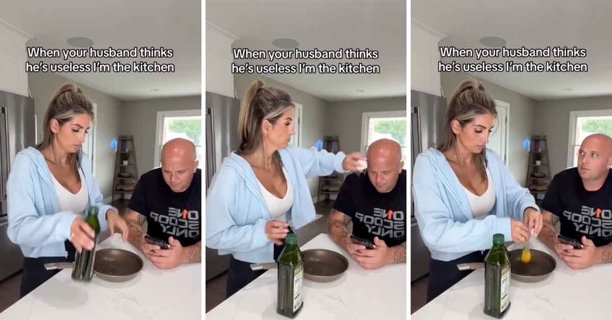 Women and Children Are Cracking Eggs on Their Bald Husband's and Dad's Heads