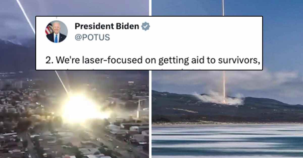 People Think Joe Biden Just Confirmed the Maui Laser Theory