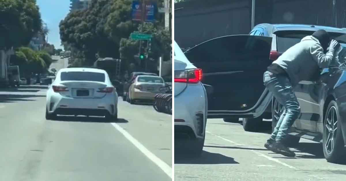 San Fransisco Robbers Don't Care That They're Being Followed, Break Into Numerous Cars on Camera