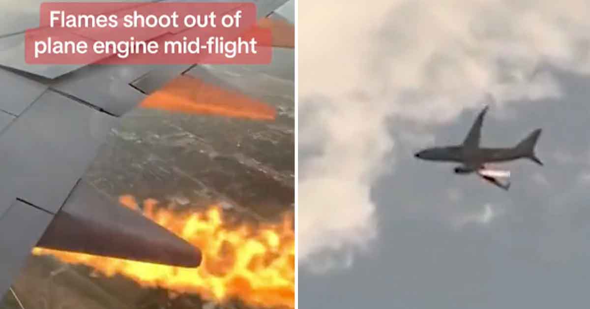 Southwest Flight to Cancun Shoots Fire Out of its Engine