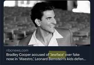 <p>When Bradley Cooper released the first trailer for his upcoming Leonard Bernstein bio-pic <em>Maestro, </em>he probably thought it would be well received, and perfectly lined up at a shot to take home some Oscar hardware. But then he had to go and wear a ridiculous prop nose that has many already calling the movie out for being anti-semitic.&nbsp;</p><p><br></p><p>That's a pretty big <a href="https://www.ebaumsworld.com/pictures/27-pics-that-are-full-of-facepalm/87413384/">facepalm</a>, but here are 26 others that might be able to sniff it. Not that Cooper can facepalm right now without knocking off his ridiculous nose.&nbsp;</p>