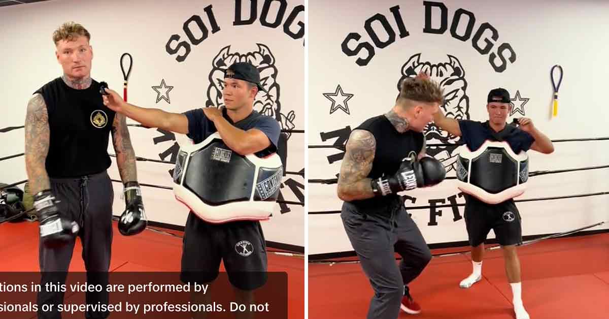 Watch a Pro Boxer Take on the “Body Shot Challenge”