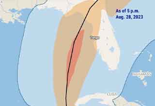 Tampa Bay Times Deletes Provocative 'Hurricussy' Map Of Hurricane Idalia