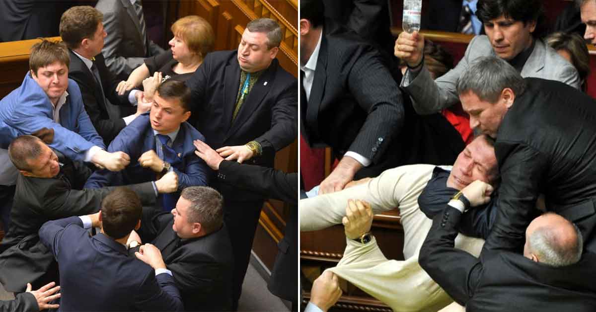 17 Times Politicians Decided to Stop Talking and Start Throwing Hands