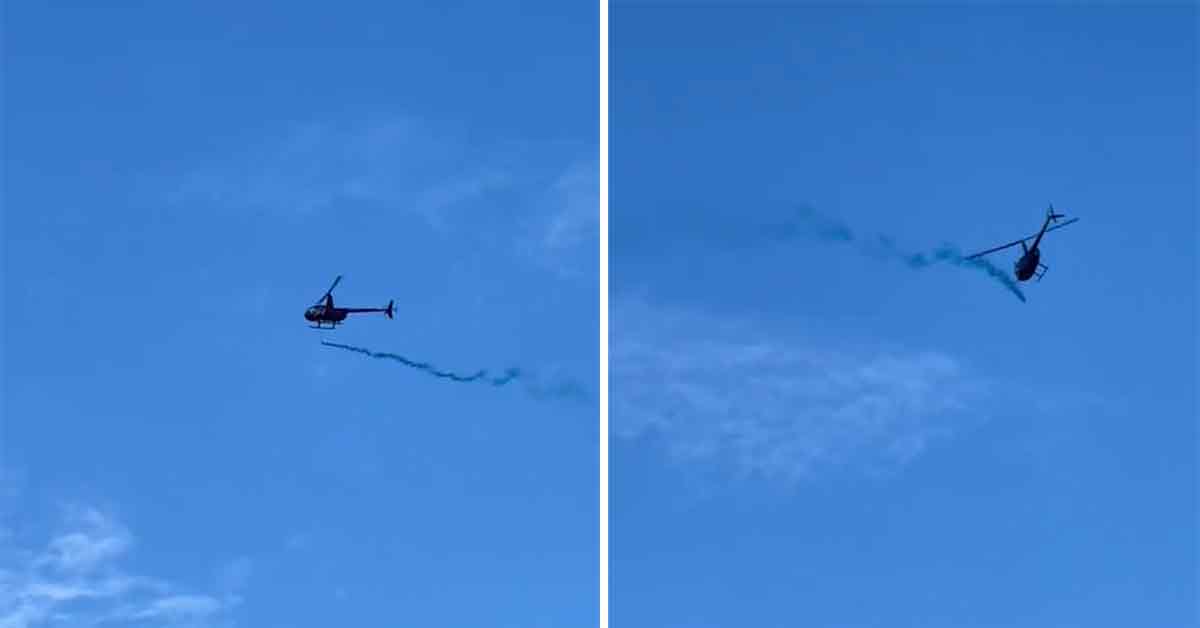 People Are Convinced This Helicopter Is Dropping Bill Gates’ Mosquitos