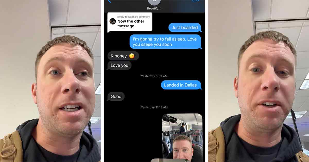 Woman Calls Out Plane Passenger Next to Her for Texting Two Different Women, He Goes to Social Media to Take Her Down