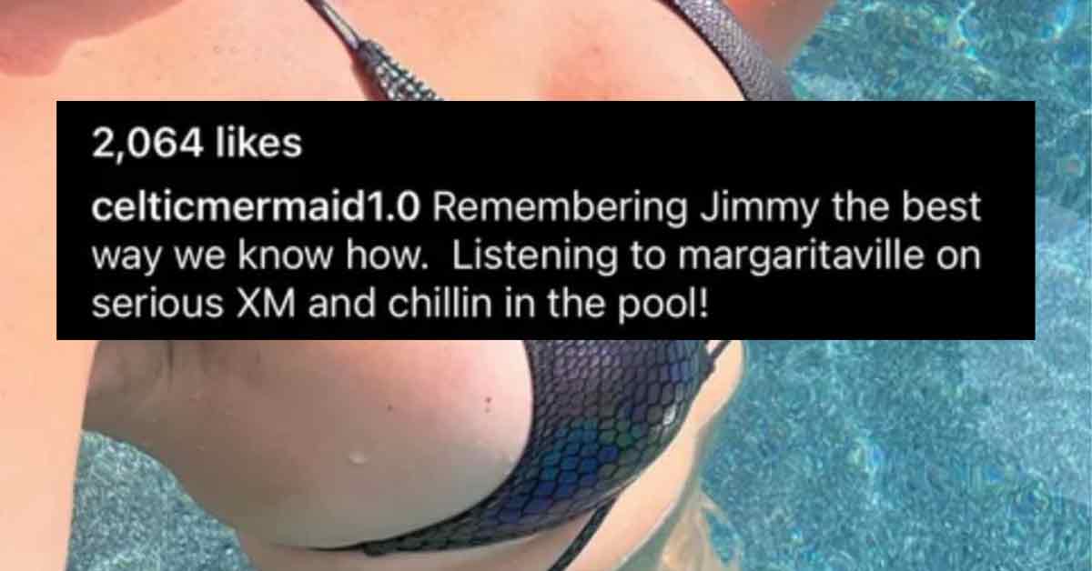 Instagram Model Roasted for Memorializing Jimmy Buffett with Bikini Thirst Trap