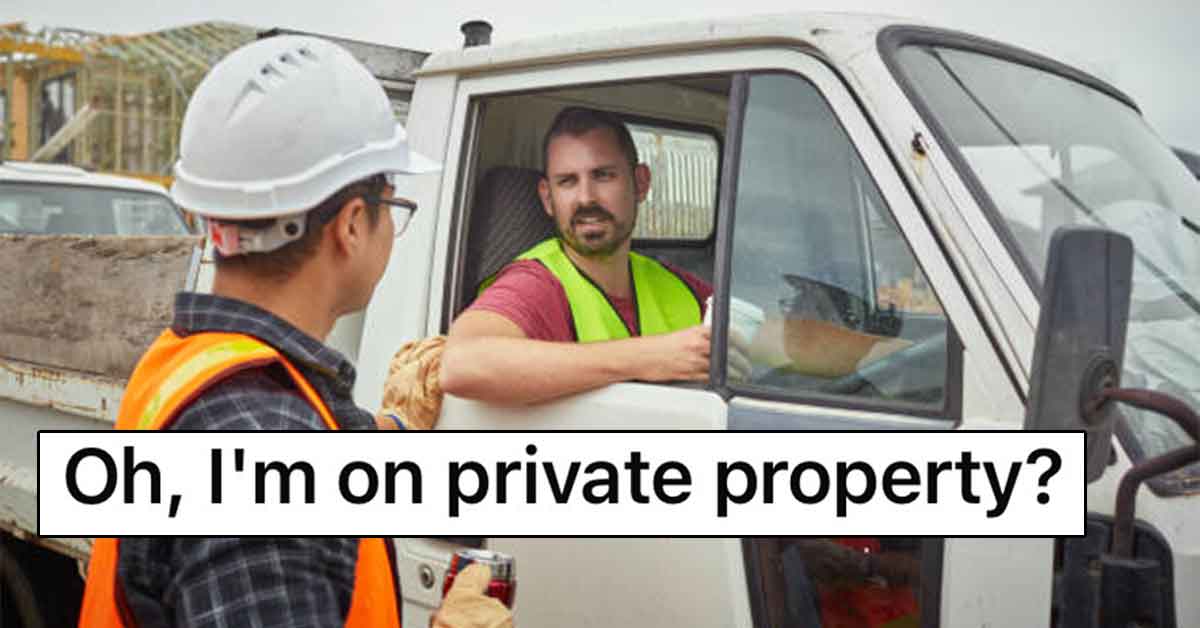 Manager Tells New Employee He's Trespassing On Private Property, So He Goes Home and Gets Paid Anyway