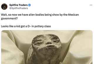 <p>While most people care more about our own crumbling society than <a href="http://extraterrestrial misdirection">extraterrestrial misdirection</a>, plenty of folks still had their fun meming the heck out of it.</p>