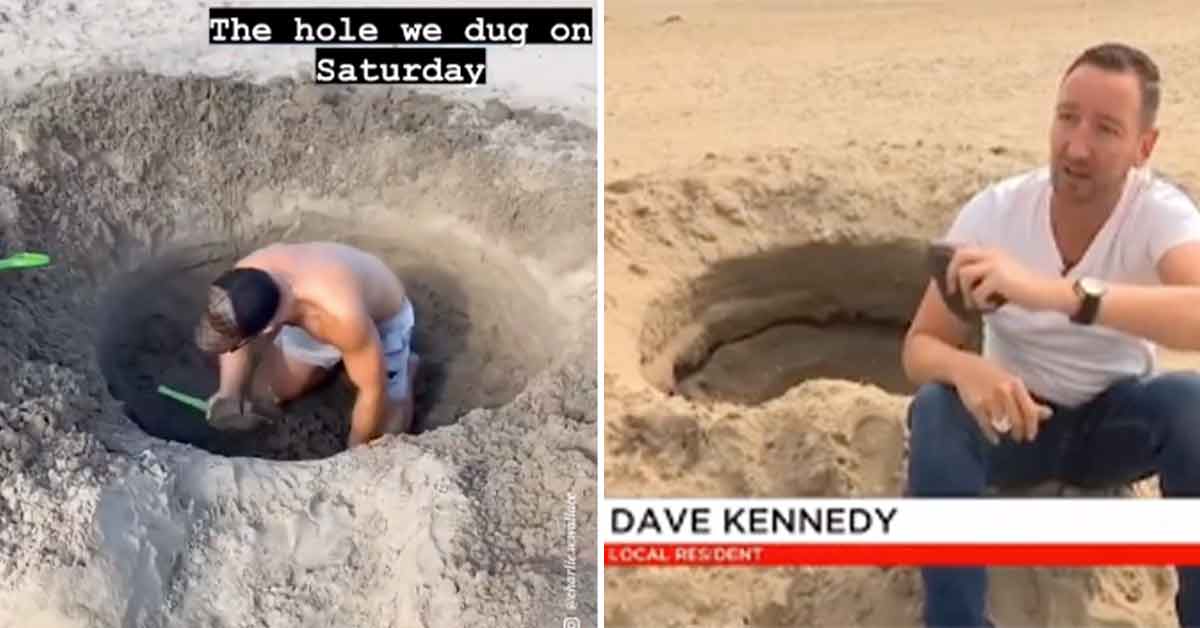 Beach Hole Gets Mistaken For Impact Crater By Local Astronomer