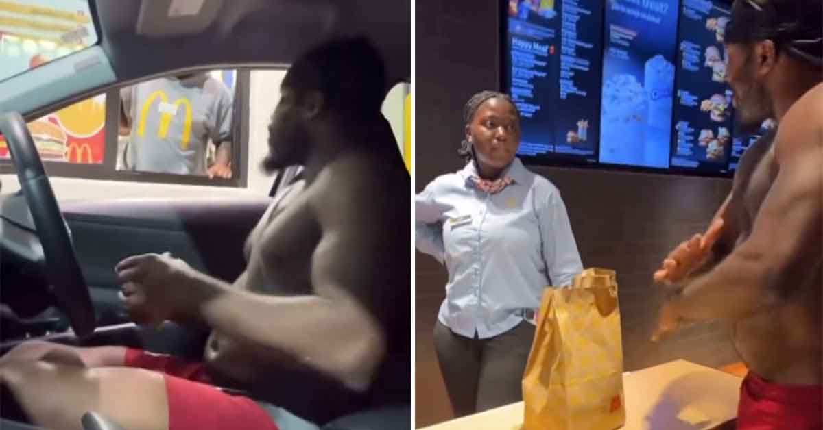 Pro Boxer Adrien Broner Berates McDonald's Employee In Bizarre, Shirtless Tirade