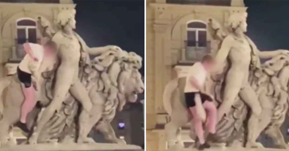 Irish Hooligan Scales, Breaks More Than 100-Year-Old Brussels Statue During Crazy Night Out