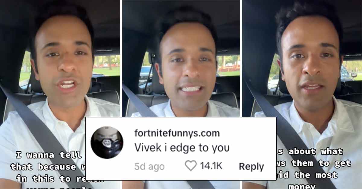 Gen-Z Welcomes Vivek Ramaswamy To TikTok By Pretending to Jerk Off to Him