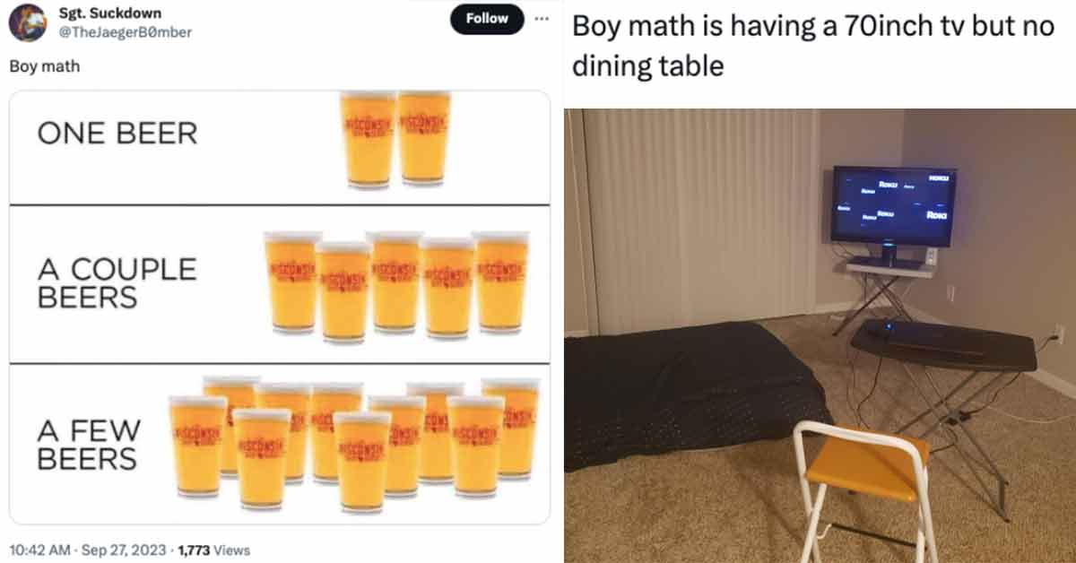 Women Are Dunking On Men For Their 'Boy Math'