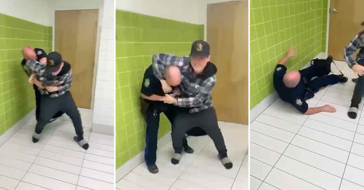 Kid Breaks School Officer’s Leg During Bathroom Play Fight