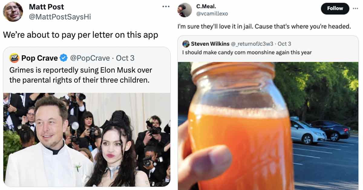 The Funniest Tweets From Today (October 5, 2023)