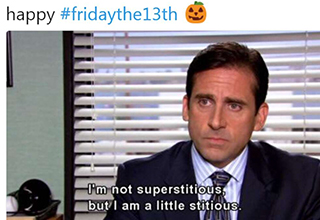 <p dir="ltr">This Halloween season is extra special with Friday the 13th falling in October for the first time in 6 years. So what better way to celebrate the creepy occasion than with some spooky Friday the 13 memes?</p><p data-empty="true"><br></p><p dir="ltr">Pat a stray black cat on the head, dress in all black, and get ready to watch every good (and horrendously bad) horror movie there is on streaming to get in the perfect Friday the 13th mood. But don’t forget to have tattoo artists in your prayers (or witch incantations?) because Friday the 13th discount tattoos will have artists begging for mercy.</p><p data-empty="true"><br></p><p dir="ltr">We love it when there's calendar serendipity. Since there won’t be another Friday the 13th in October until 2028, you got to get into everything spooky ooky, and creepy crawly for the event. Who knows if you’ll make it 2028? At least you’ll have 13 memes about Friday the 13th to commemorate the day.</p><p data-empty="true"><br></p><p dir="ltr">Enjoy the memes you Halloween fanatics.&nbsp;</p>